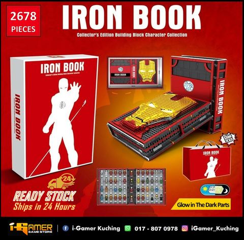 COLLECTOR BRICKTOY  BOOK IRON MAN-1.JPG