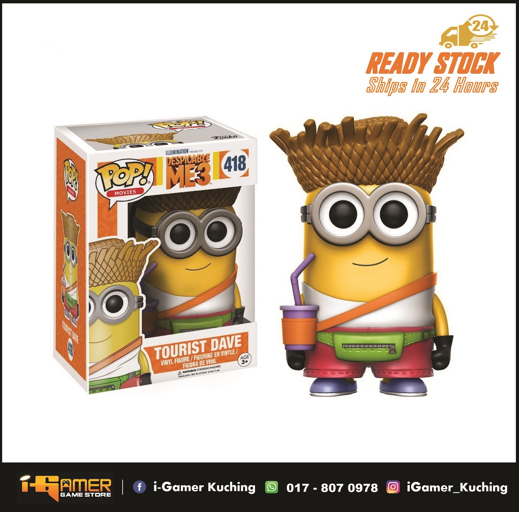 Funko pop store despicable me 3