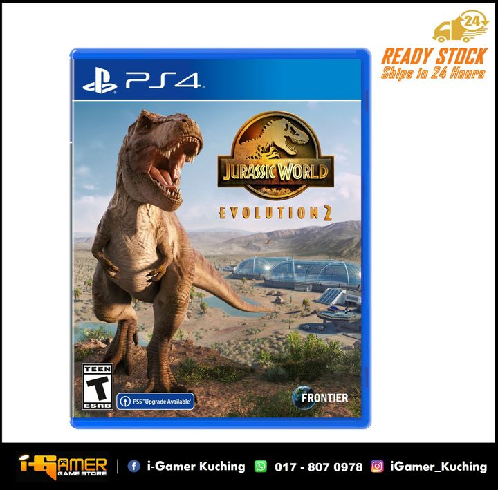 PS4 JURASSIC WORLD EVOLUTION 2 (EUR R2 ENG CHN 中文字幕).jpg