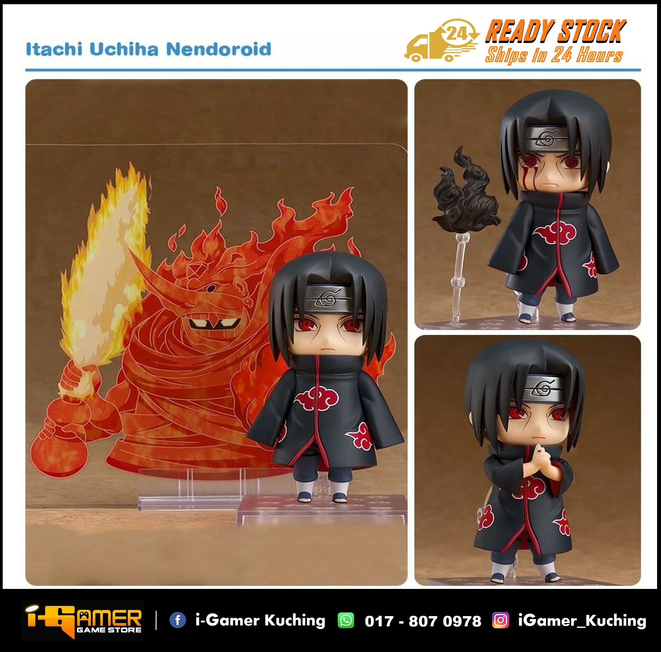 FIGURE NENDOROID 820 NARUTO UCHIHA 