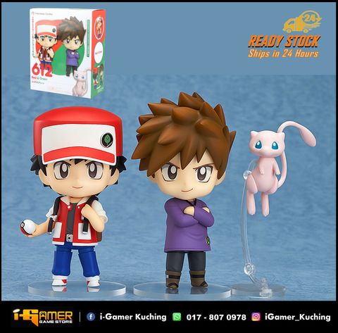 FIGURE NENDOROID 612 POKEMON RED AND GREEN -1.JPG