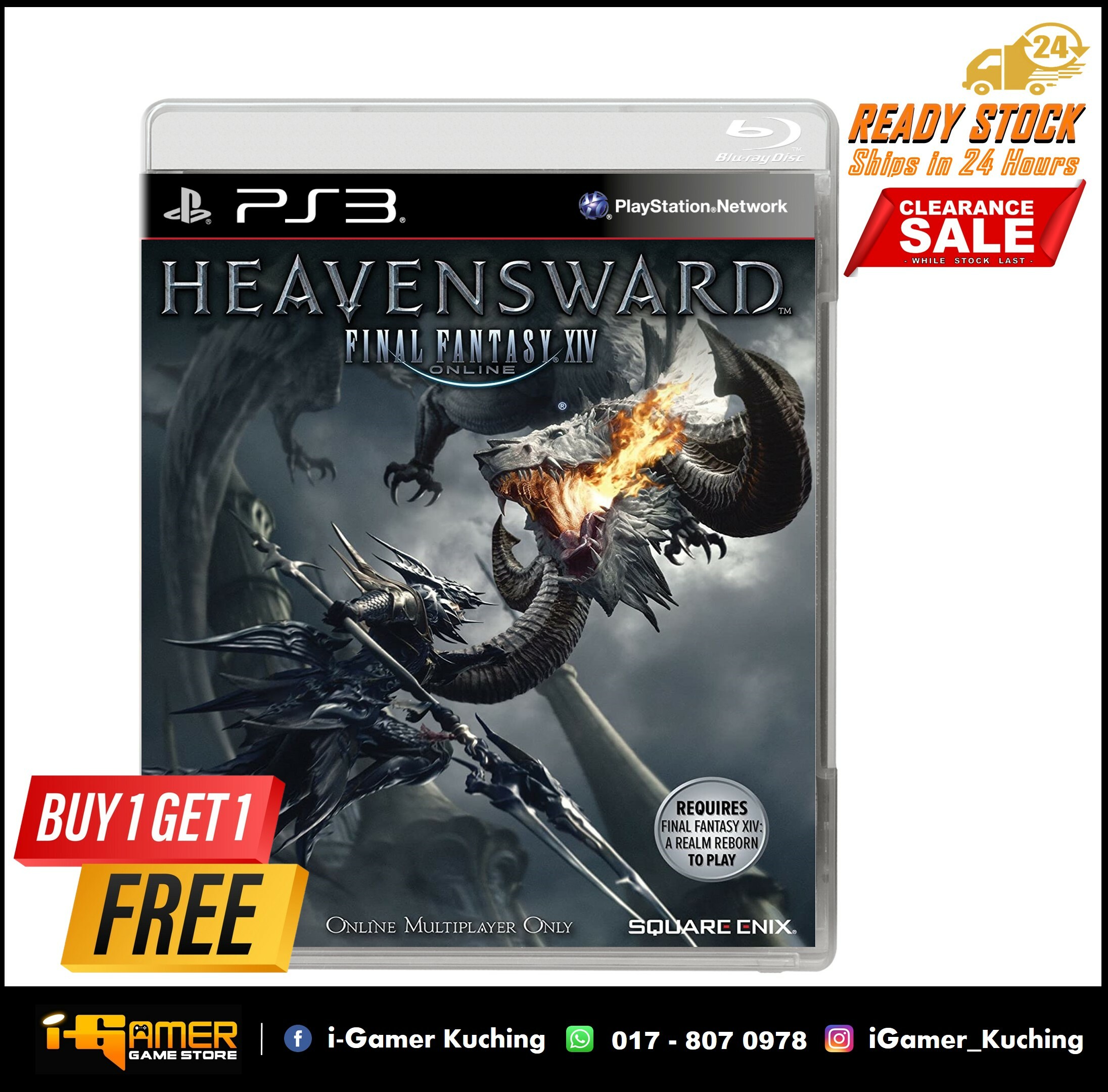 PS3 FINAL FANTASY XIV HEAVENSWARD EXPANSION – i-Gamer Game Store