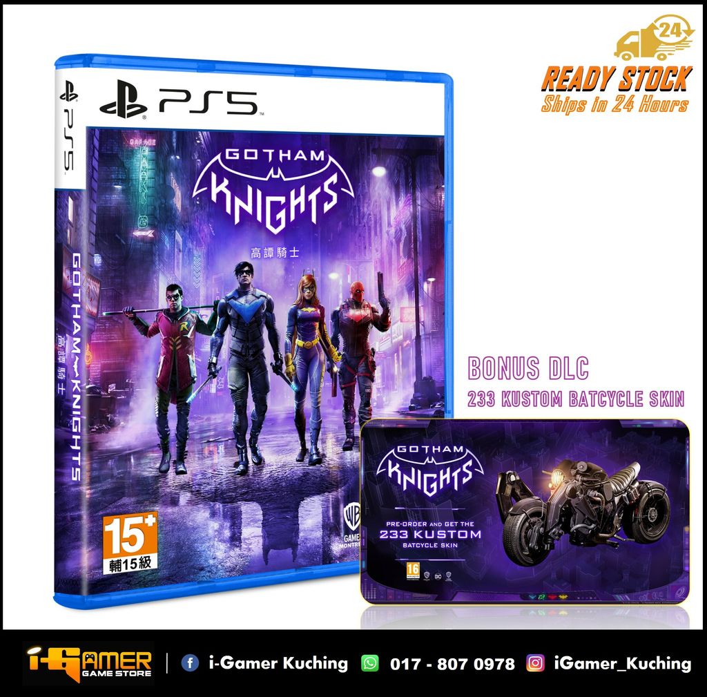 PS5 GOTHAM KNIGHT (ASIA R3 ENG CHN 中文字幕)