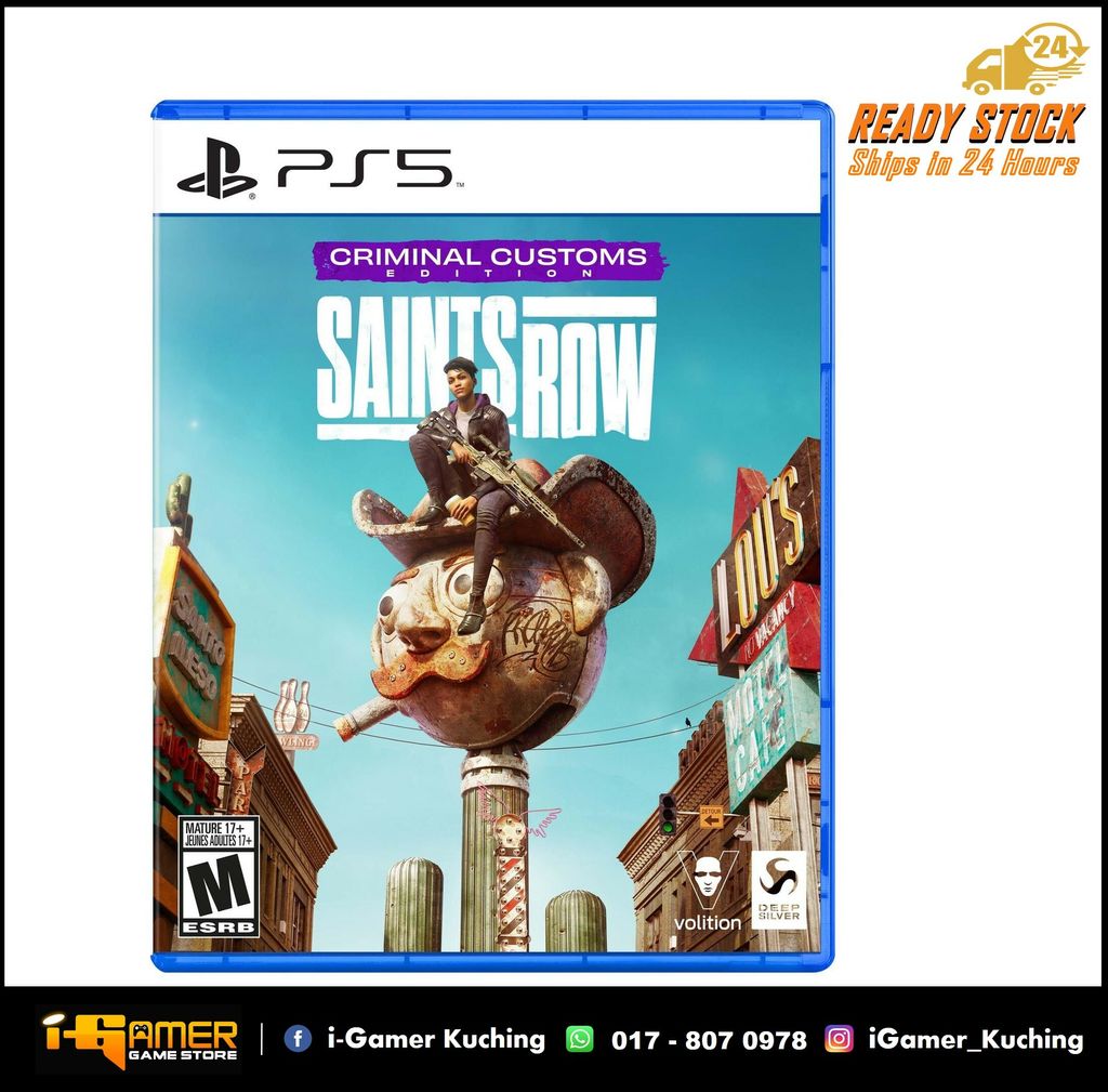 PS5 SAINTS ROW CRIMINAL CUSTOMS EDI  (ASIA R3 ENG CHN 中文字幕)