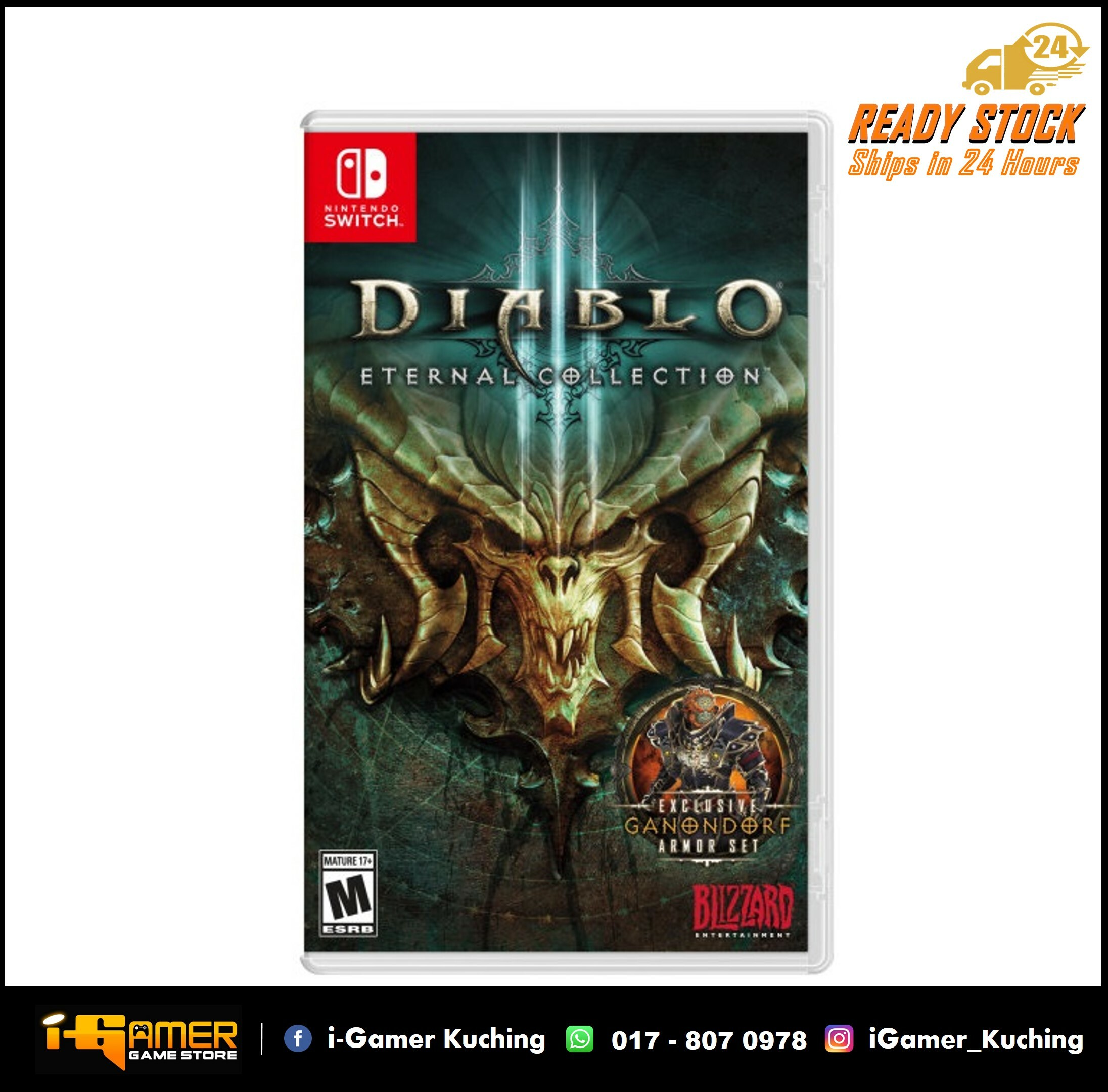 NS DIABLO 3 ETERNAL COLLECTION (ENG/CHN 中文字幕) – i-Gamer Game Store