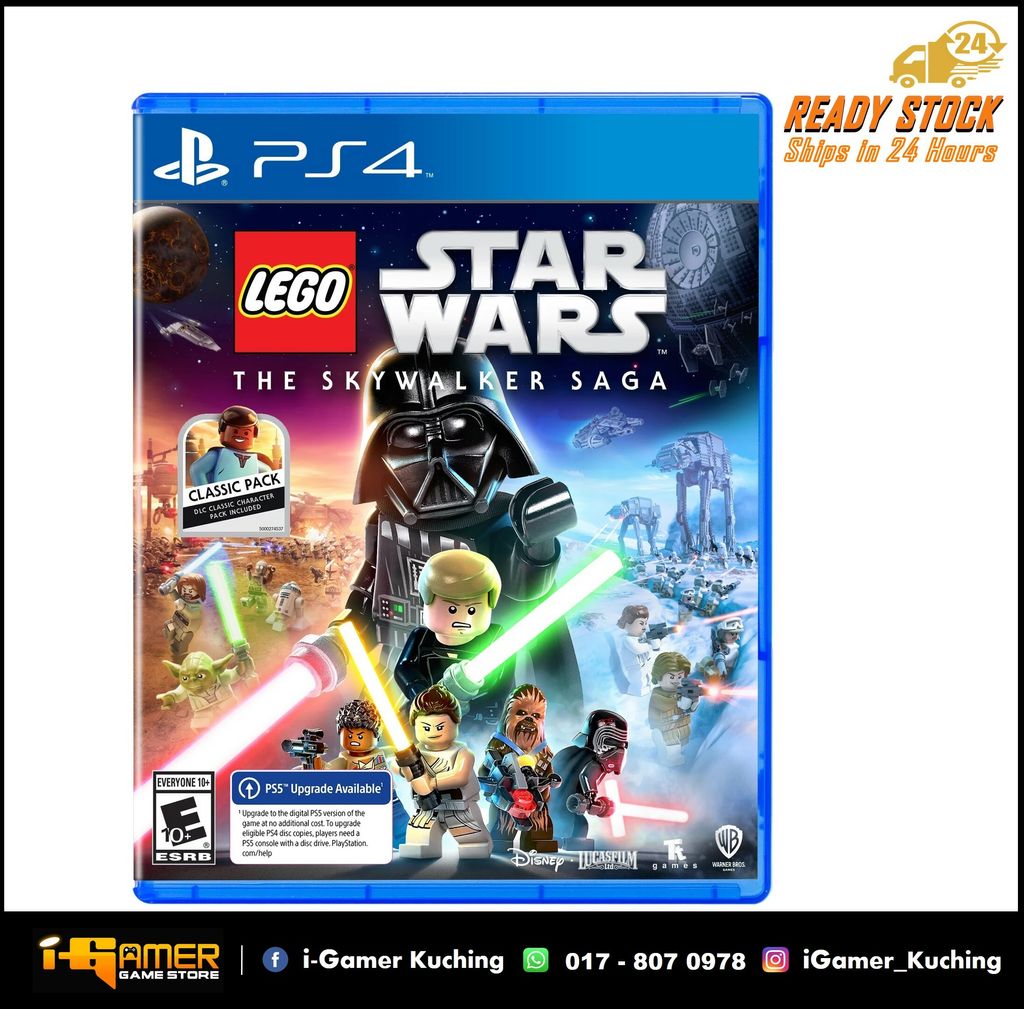 PS4 LEGO STARS SKYWALKER SAGA GALACTIC EDI  (ASIA R3  ENG CHN 中文字幕)