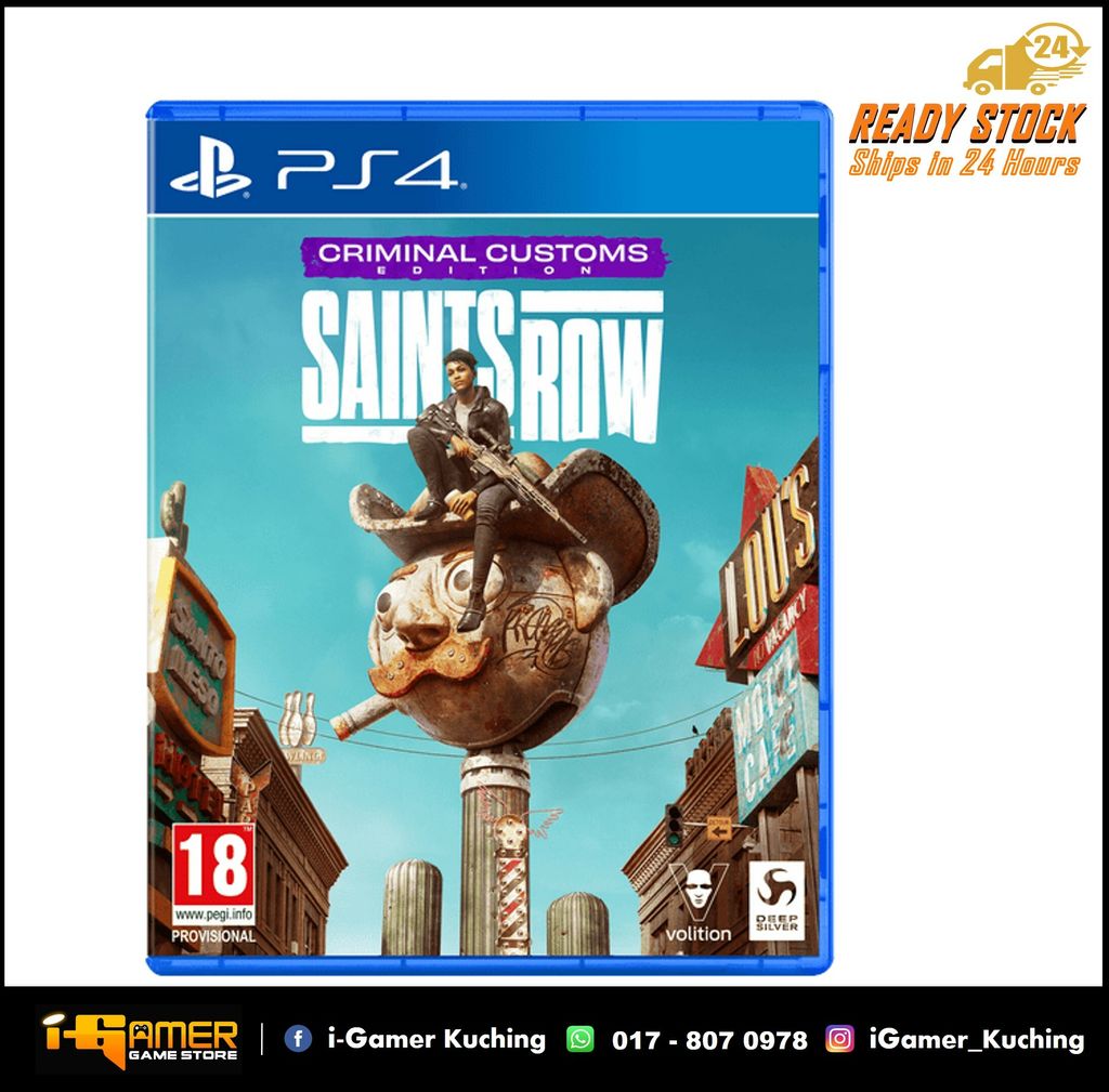 PS4 SAINTS ROW CRIMINAL CUSTOMS EDI  (ASIA R3 ENG CHN 中文字幕)