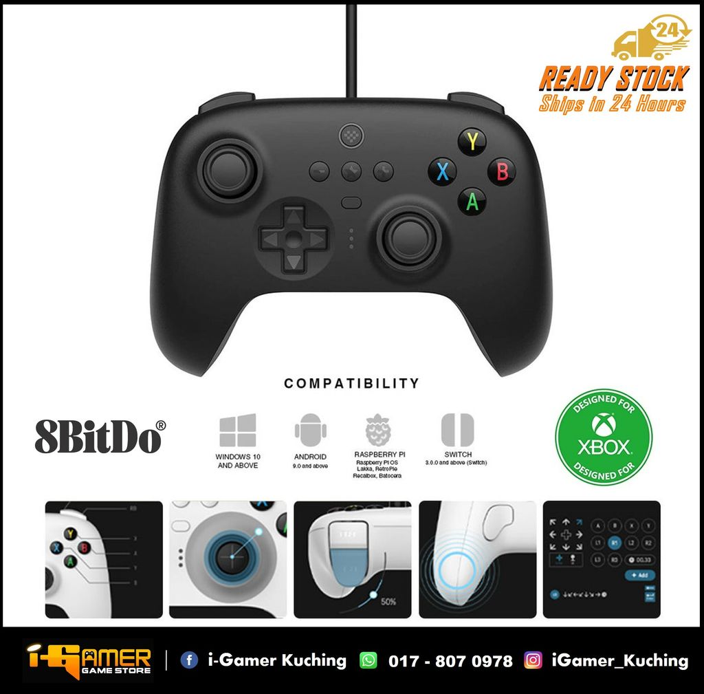 XBOX SERIES PC 8BITDO ULTIMATE WIRED CONTROLLER -2