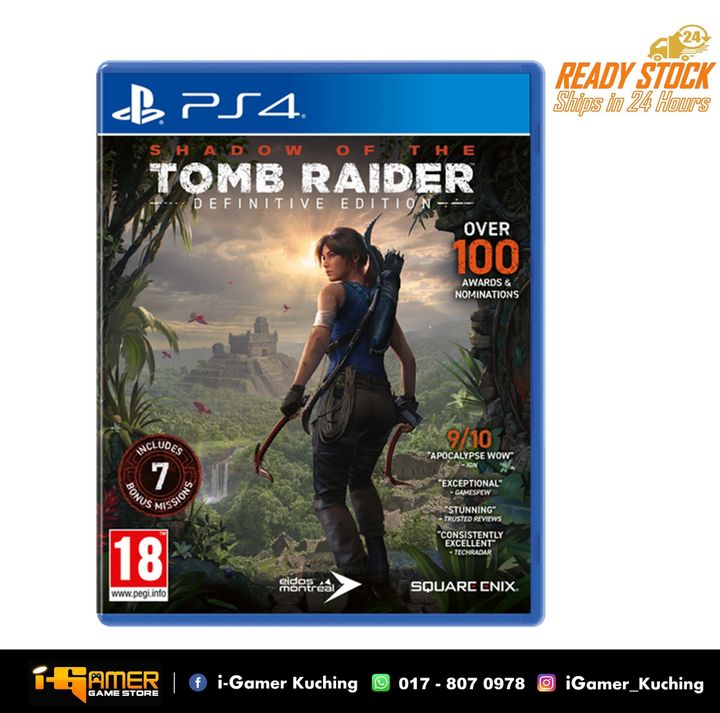 PS4 Shadow of The Tomb Raider Definitive Edition