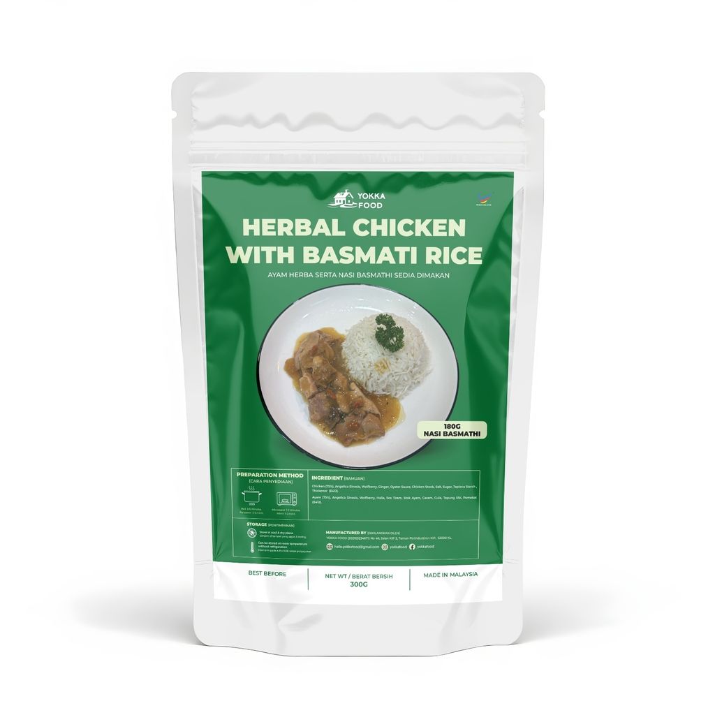 herbal chicken rice