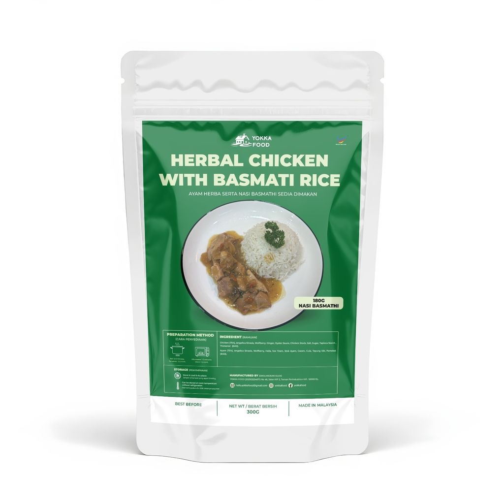 herbal chicken rice