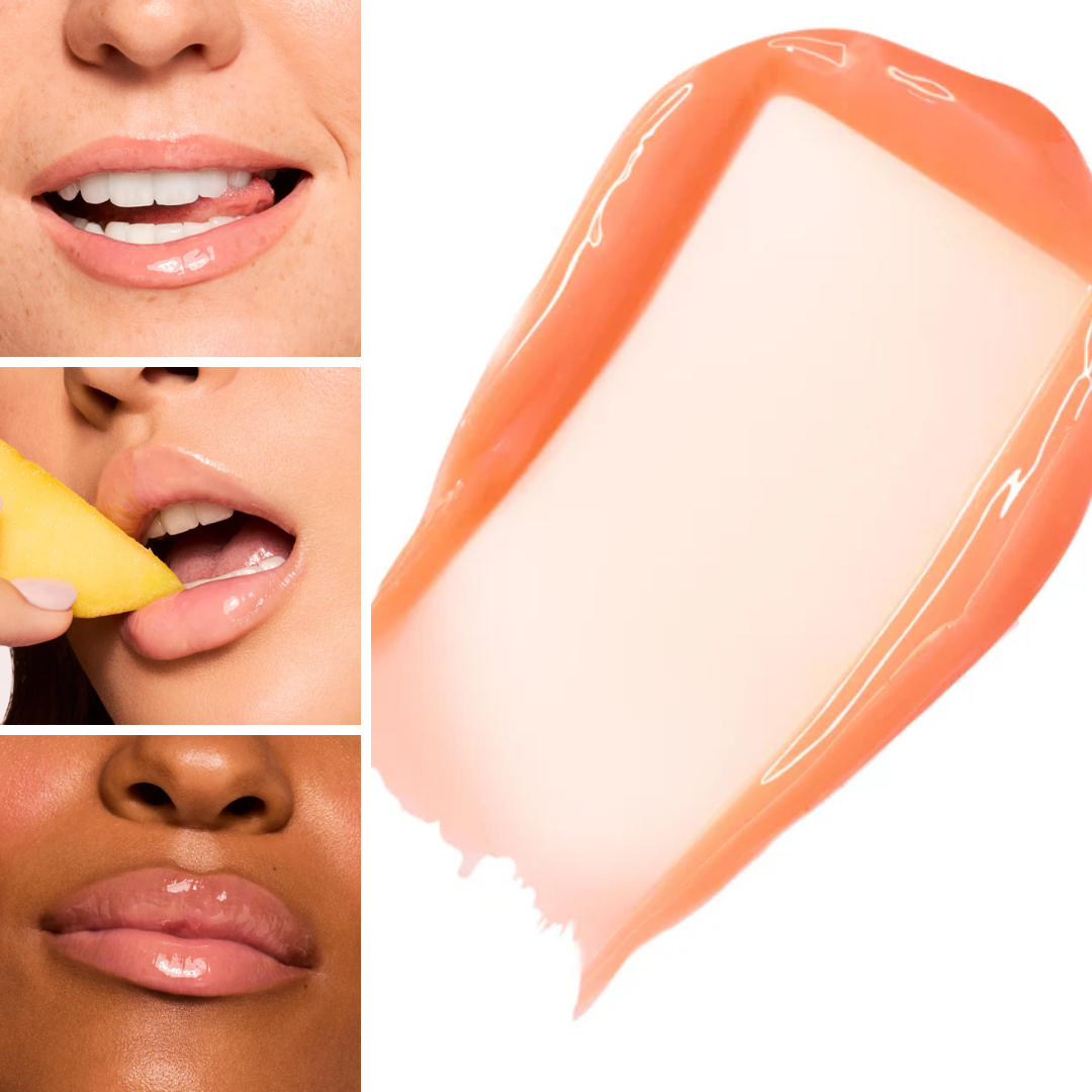 Fresh Kiss Glossy Balm Mango Sorbet - Sheer peach