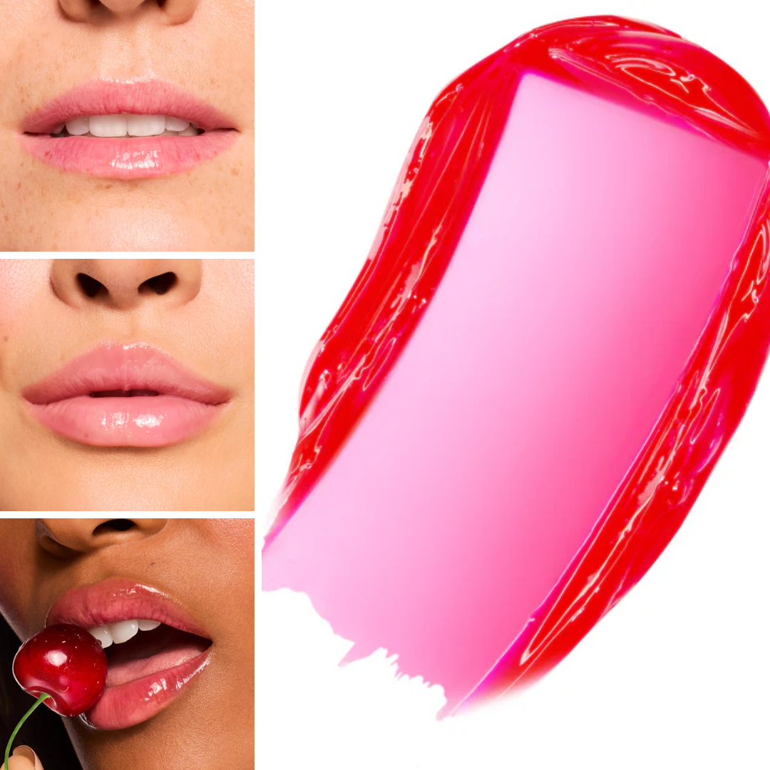 Fresh Kiss Glossy Balm Cherry Glaze - Sheer cherry red