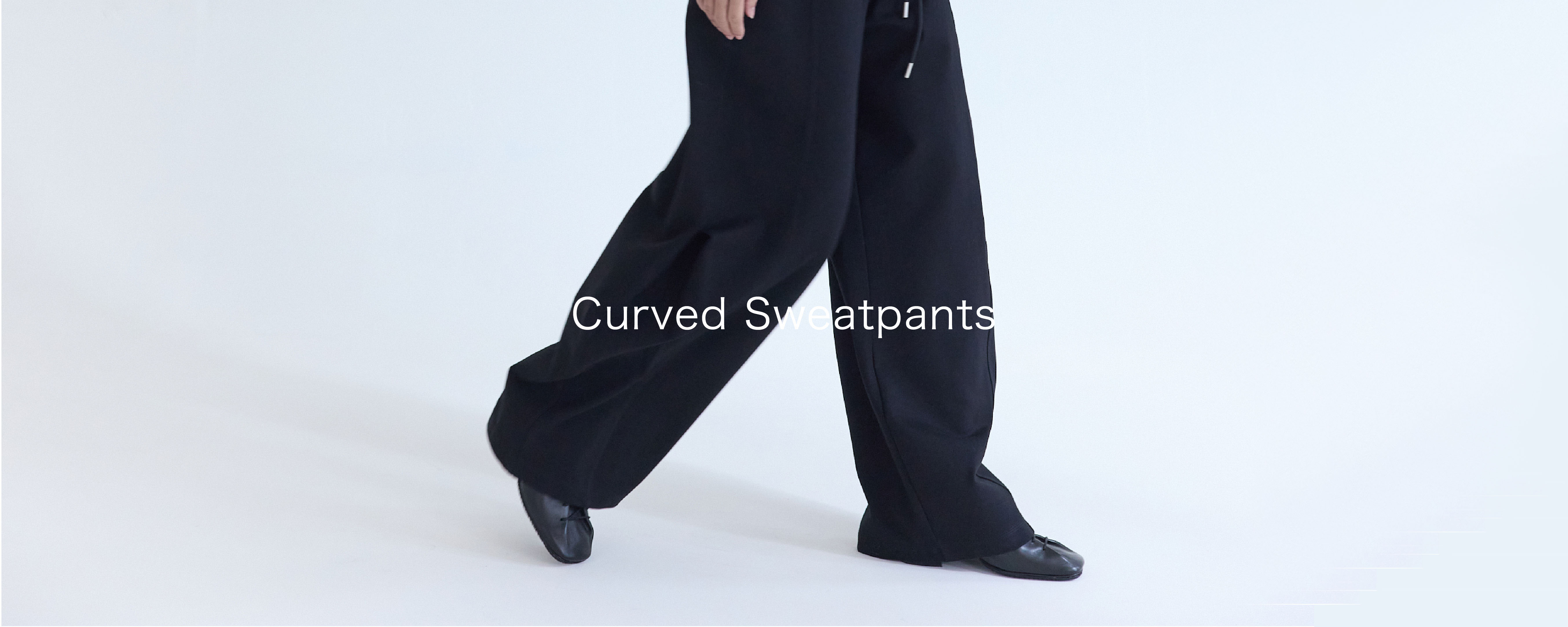 Curved Sweatpants