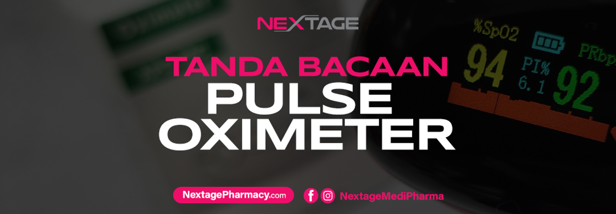 Tanda Bacaan Pulse Oximeter