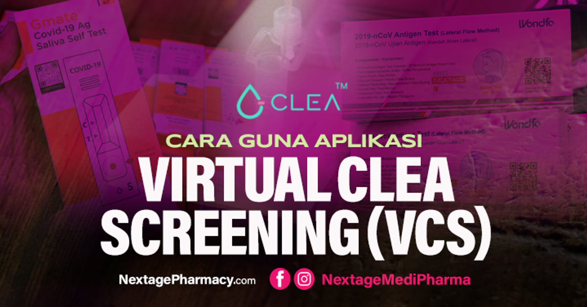 Cara guna aplikasi Virtual CLEA Screening (VCS)