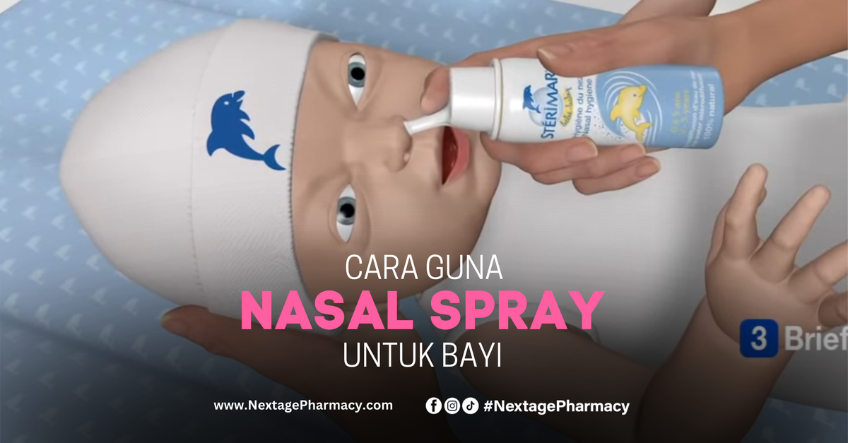 CARA GUNA Nasal Spray yang betul