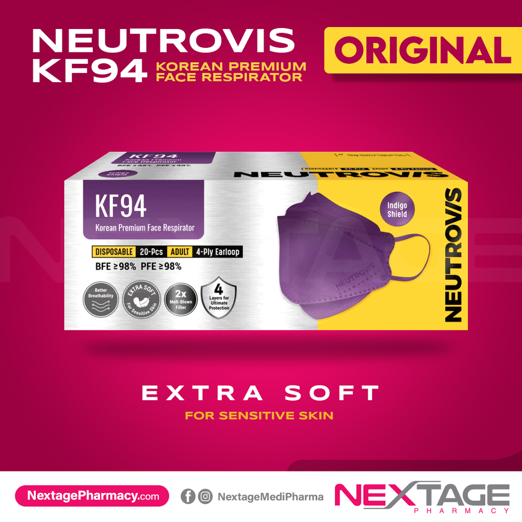 Neutrovis KF94 Extra Soft 4ply Earloop Korea Premium Face