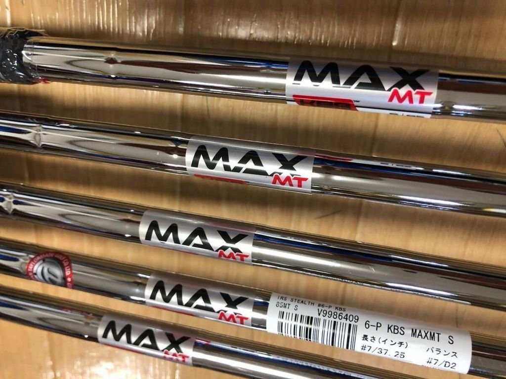 TaylorMad Stealth 6-P(共5支)鐵桿組 搭配KBS MAX MT85 S桿身-5