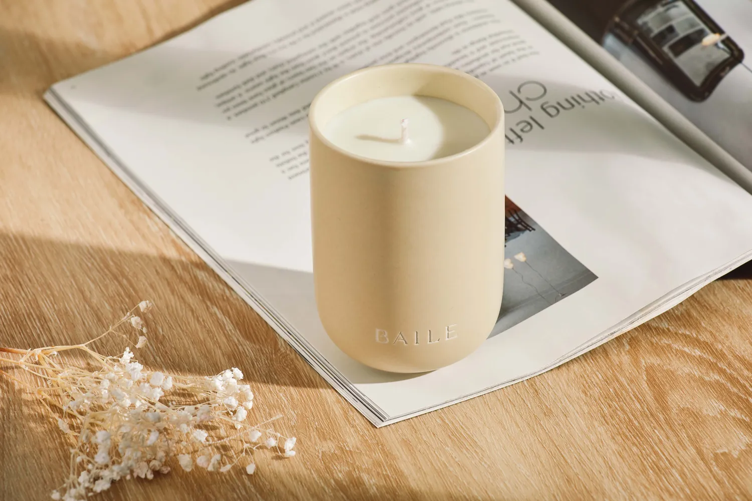 Baile Home Fragrance Taiwan - 點燃活力的甜美大豆蠟燭