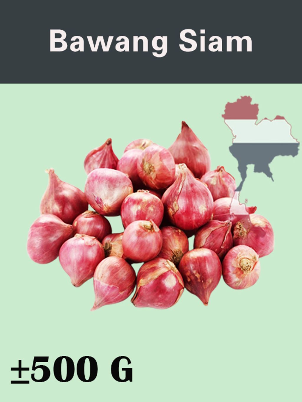 Bawang Siam Thailand Shallots Siam 暹葱 Hand Picked 500g Wunilink Grocer