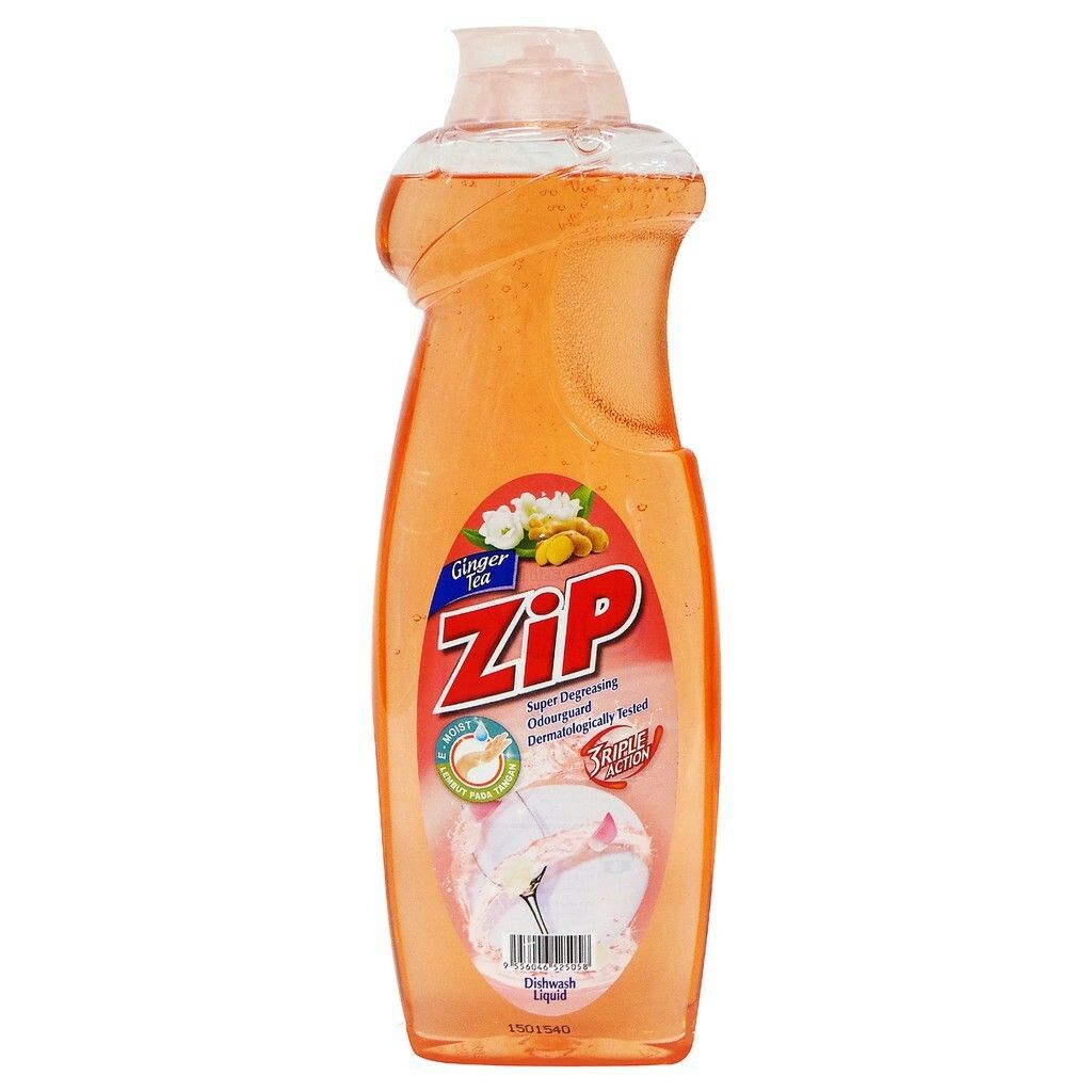 Zip Dishwashing Liquid/Pencuci Pinggan [900ML] Lemon / Lime / Ginger