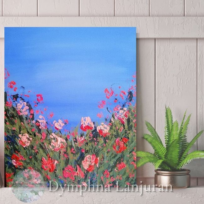 Dymphna Art |  - Red Passion Vibe