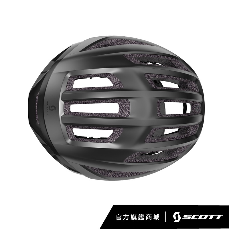 SCOTT CENTRIC PLUS 超輕量全能型競賽級安全帽[隱藏黑] - MIPS-AIR