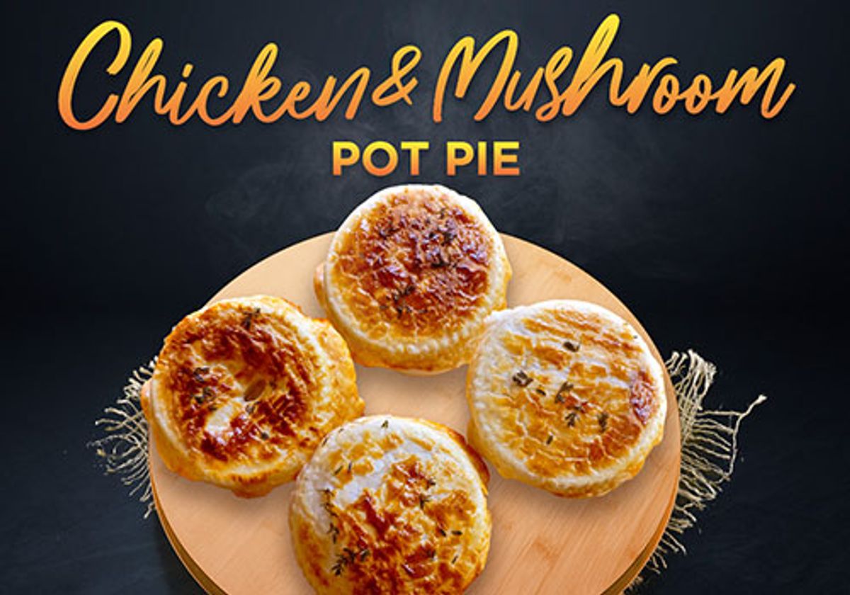 Resipi Chicken & Mushroom Pot Pie
