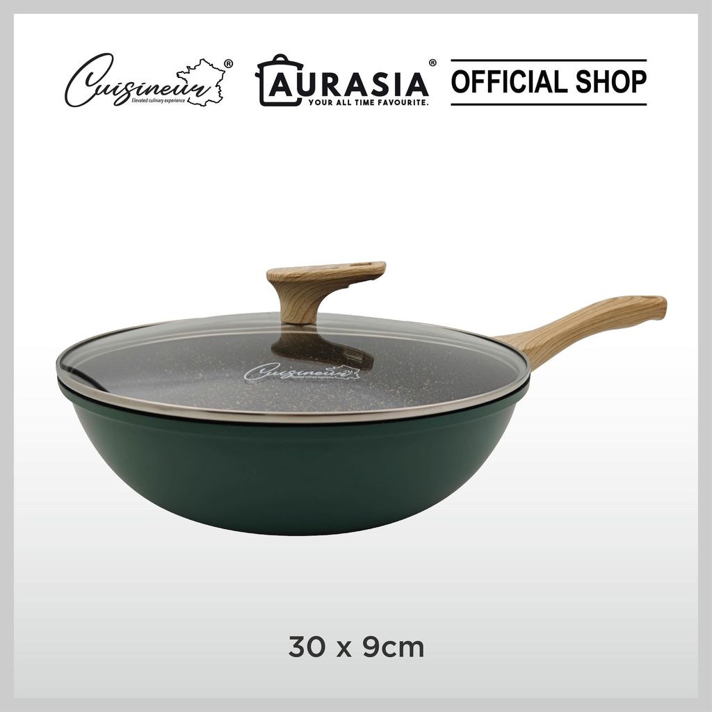 GRANITECH SERIES-30cm stirfry wok