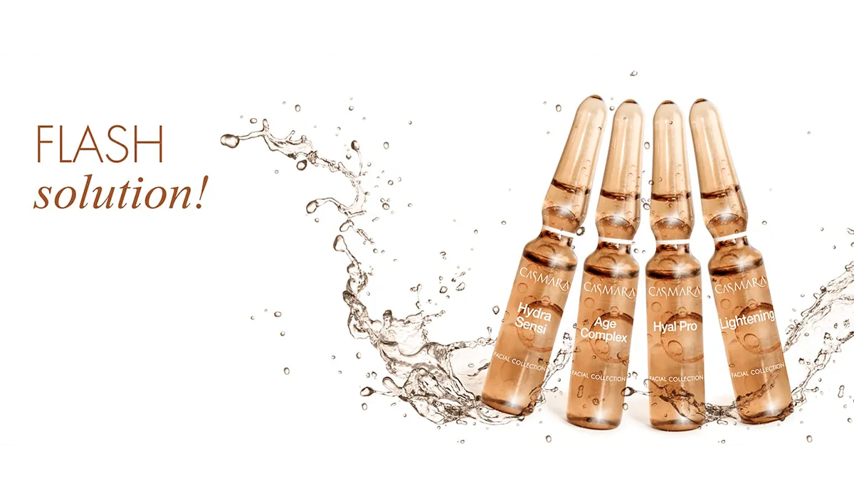 CASMARA flash ampoules: light textures with immediate results