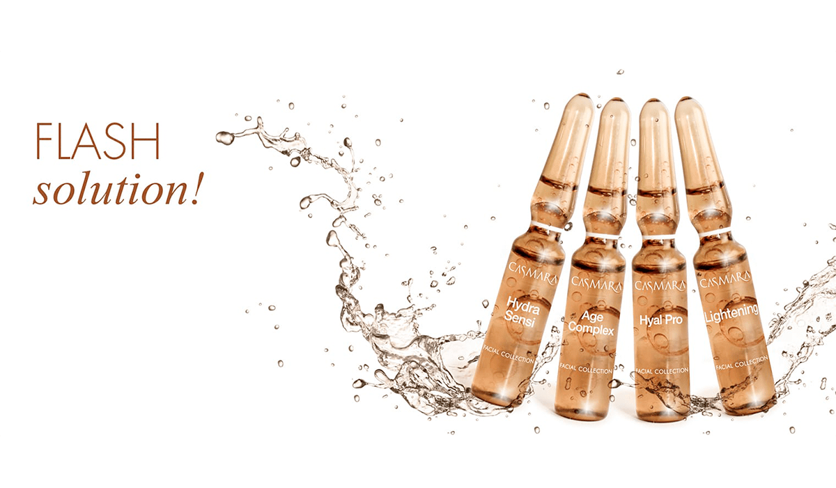 CASMARA flash ampoules: light textures with immediate results