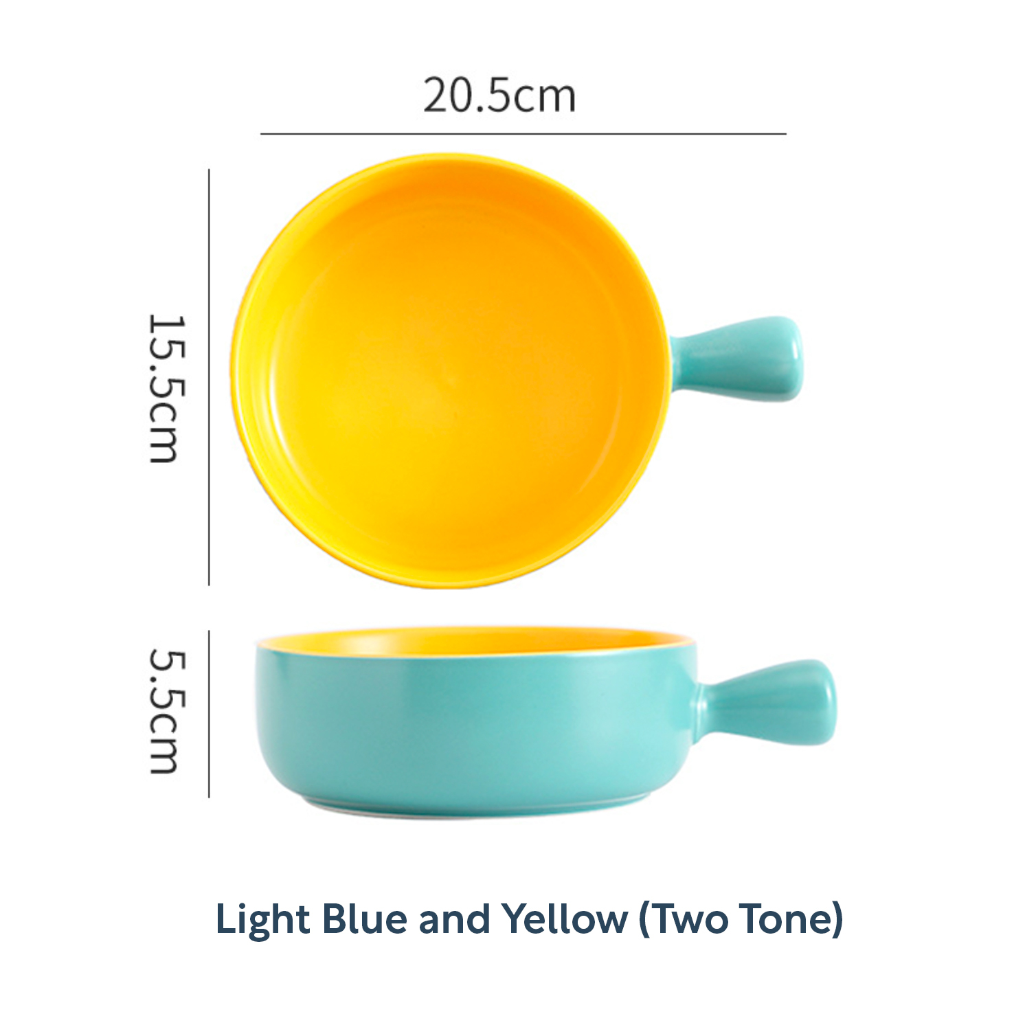 Nordic Style Ceramic Bowl / Noodle Bowl with Handle The Shopping Bear