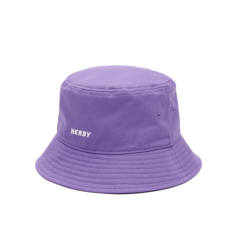 NERDY] DNA TWO-WAY BUCKET HAT - PURPLE 