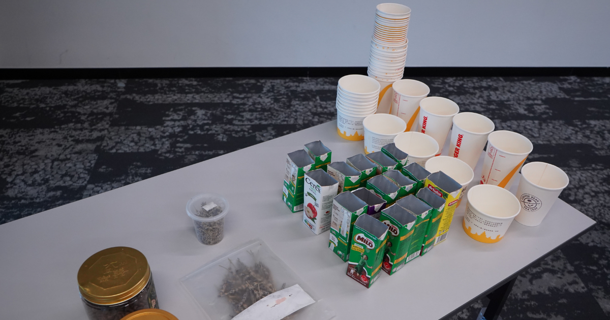 Reuse paper & uht cups