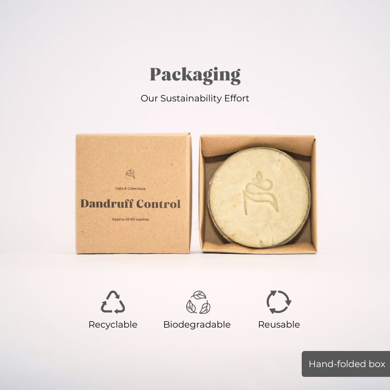 Oats & Calendula Shampoo Bar packaging