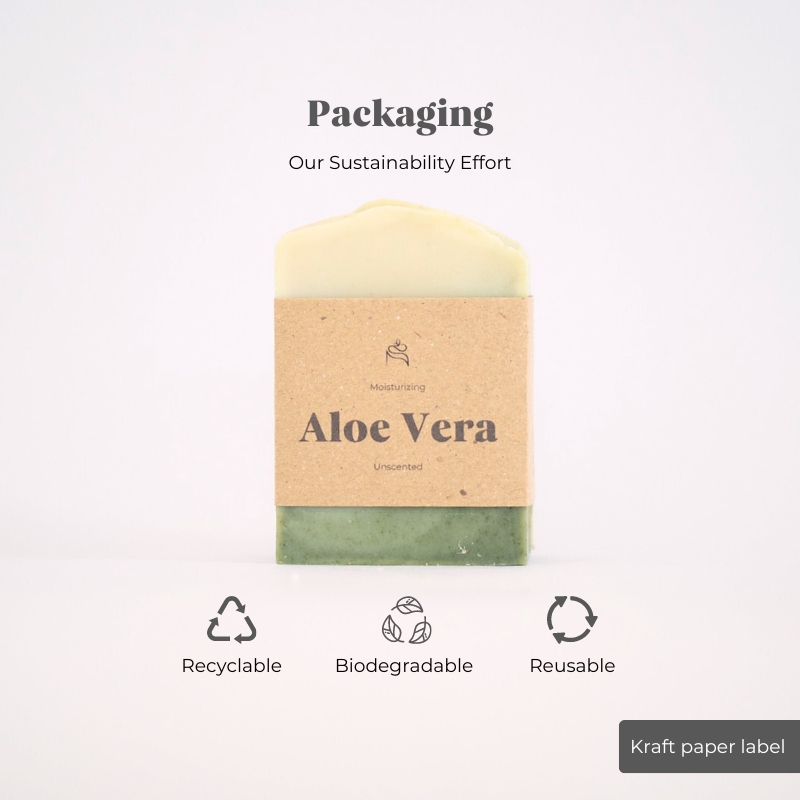 Aloe Vera Homemade Soap packaging