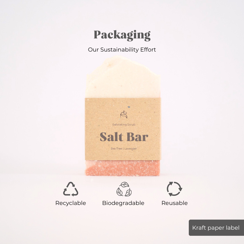 Himalayan Salt Homemade Soap packaging