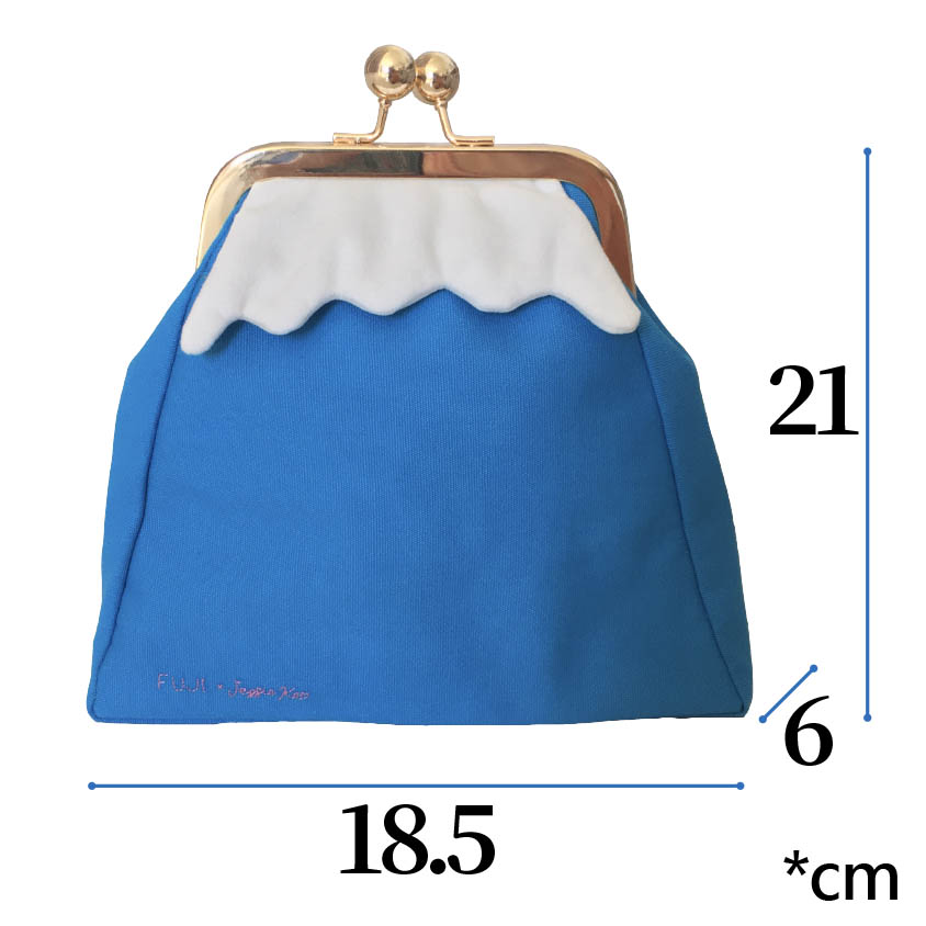 富士山口金包尺寸標示圖