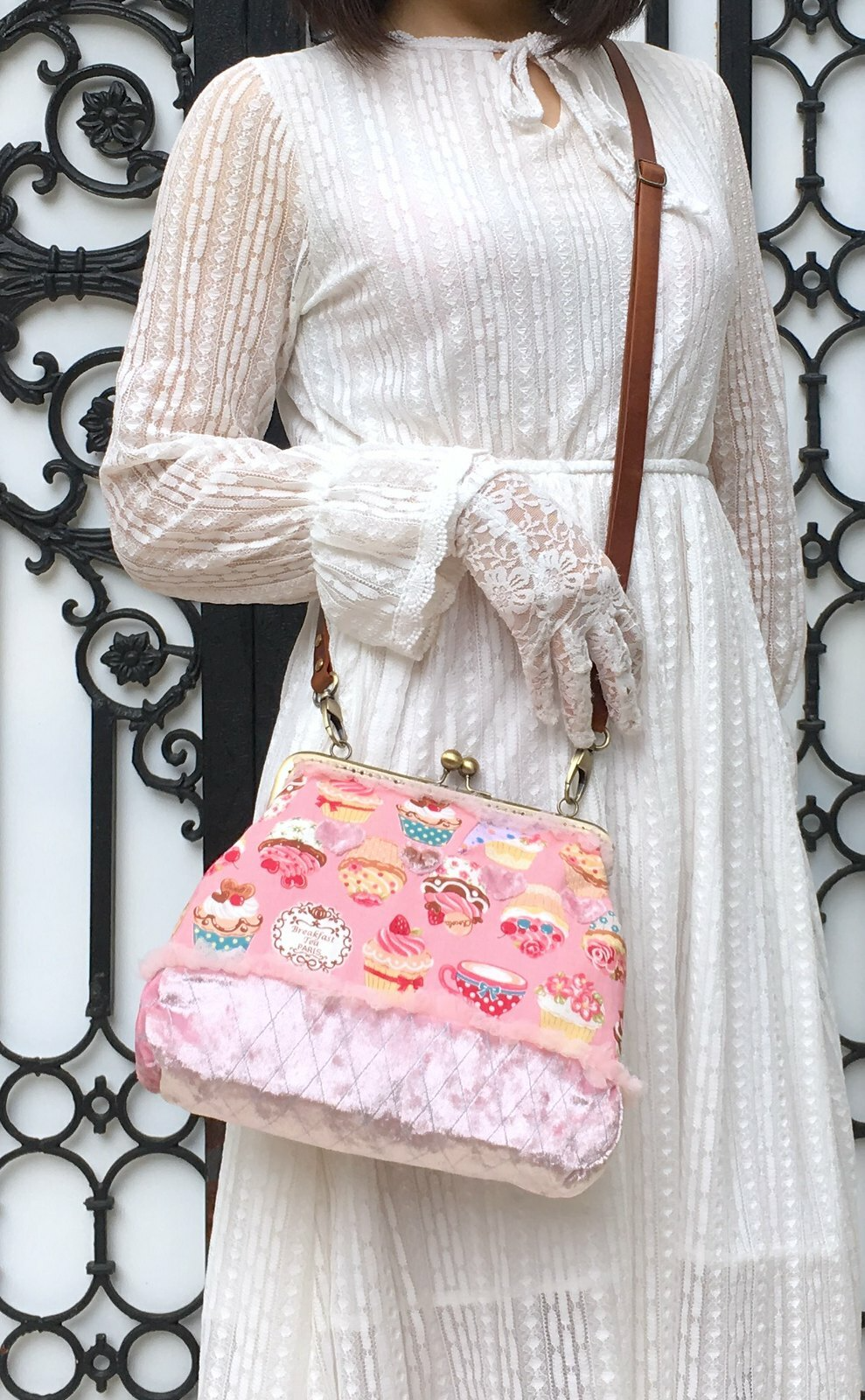 風后妃設計口金包粉色蛋糕吻鎖包包pink bag fashion kiss lock frame bag