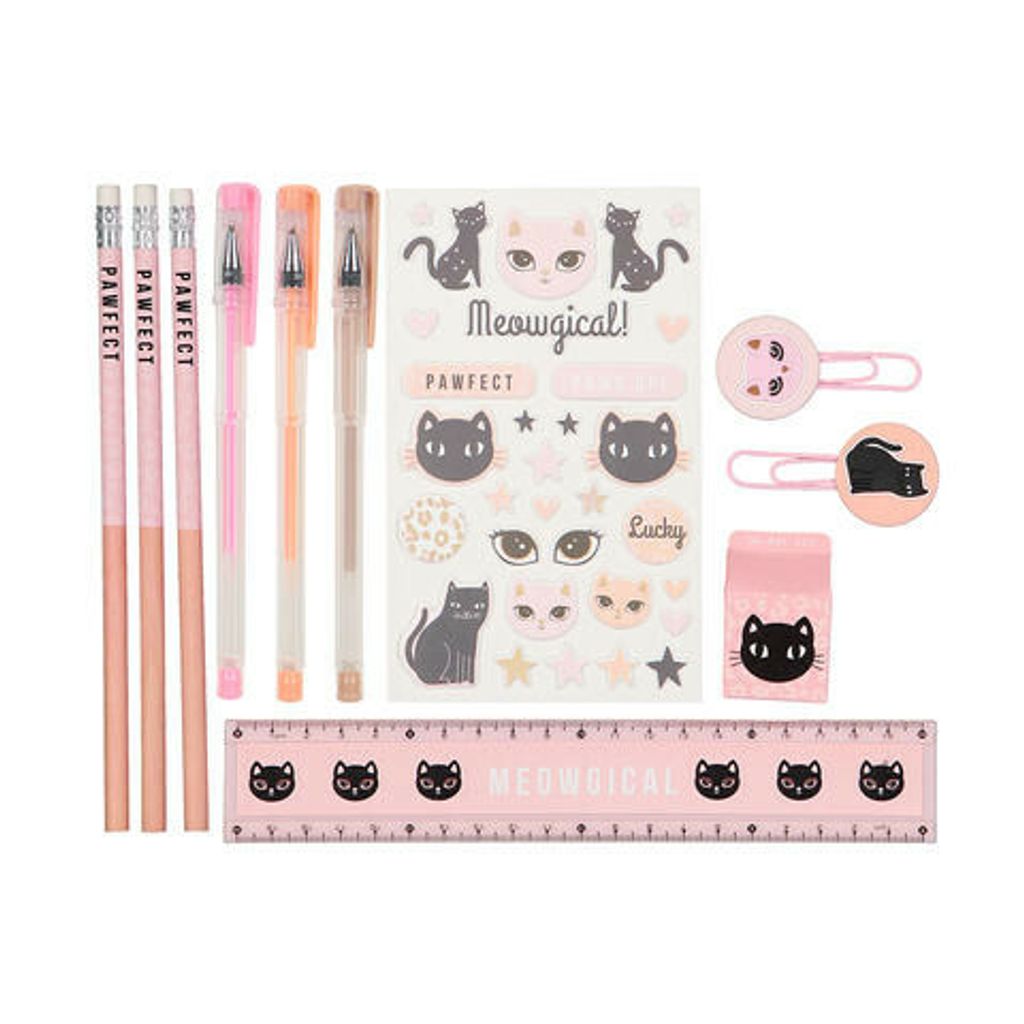 Anko Scented 18pc Stationery Set Meow Aussie2My