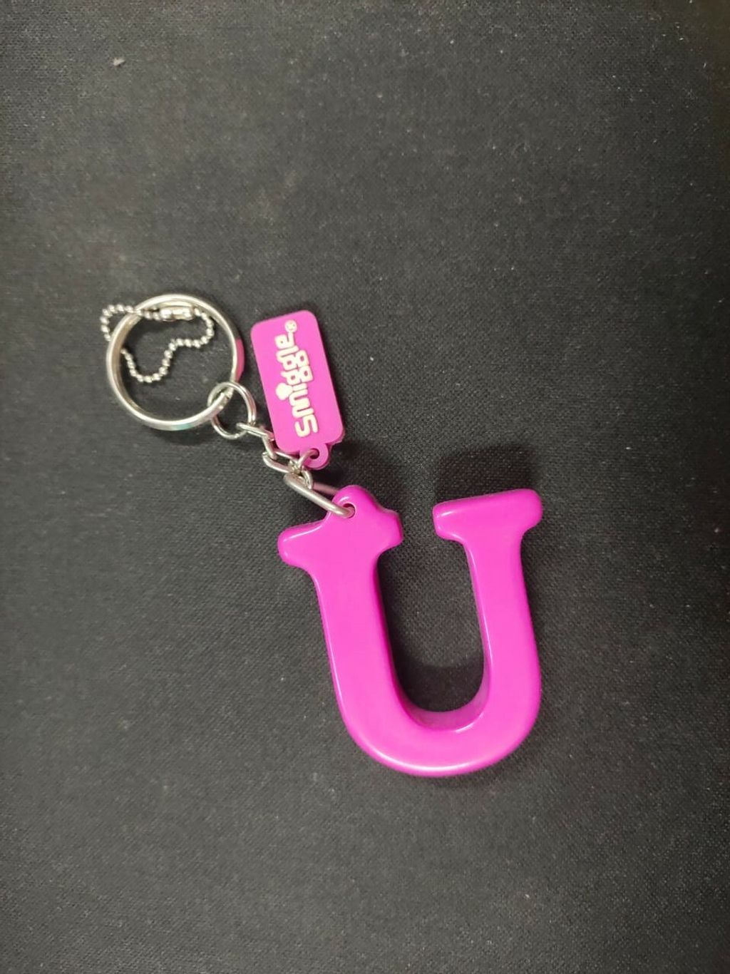 Smiggle Alphabet Keyring Letter 'U' Purple Aussie2My