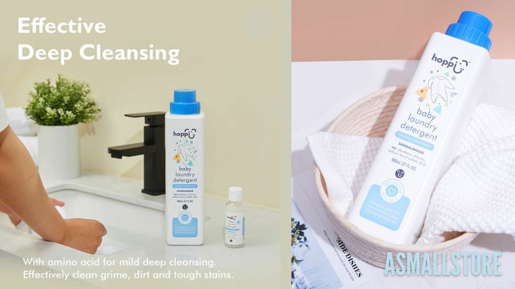 [HOPPI] 100 Organic Baby Laundry Detergent (800ml/Bottle) ASMALLSTORE