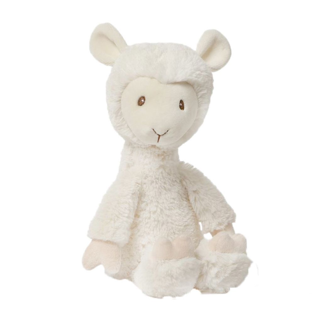 Baby Toothpick Llama plush in gender-neutral soft cream color Soft, ultra-huggable plush built to famous GUND quality standards; embroidered eye details ensure safe use for all ages
