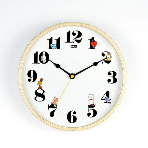 BT21 yuga 2 wall clock-1000x1000