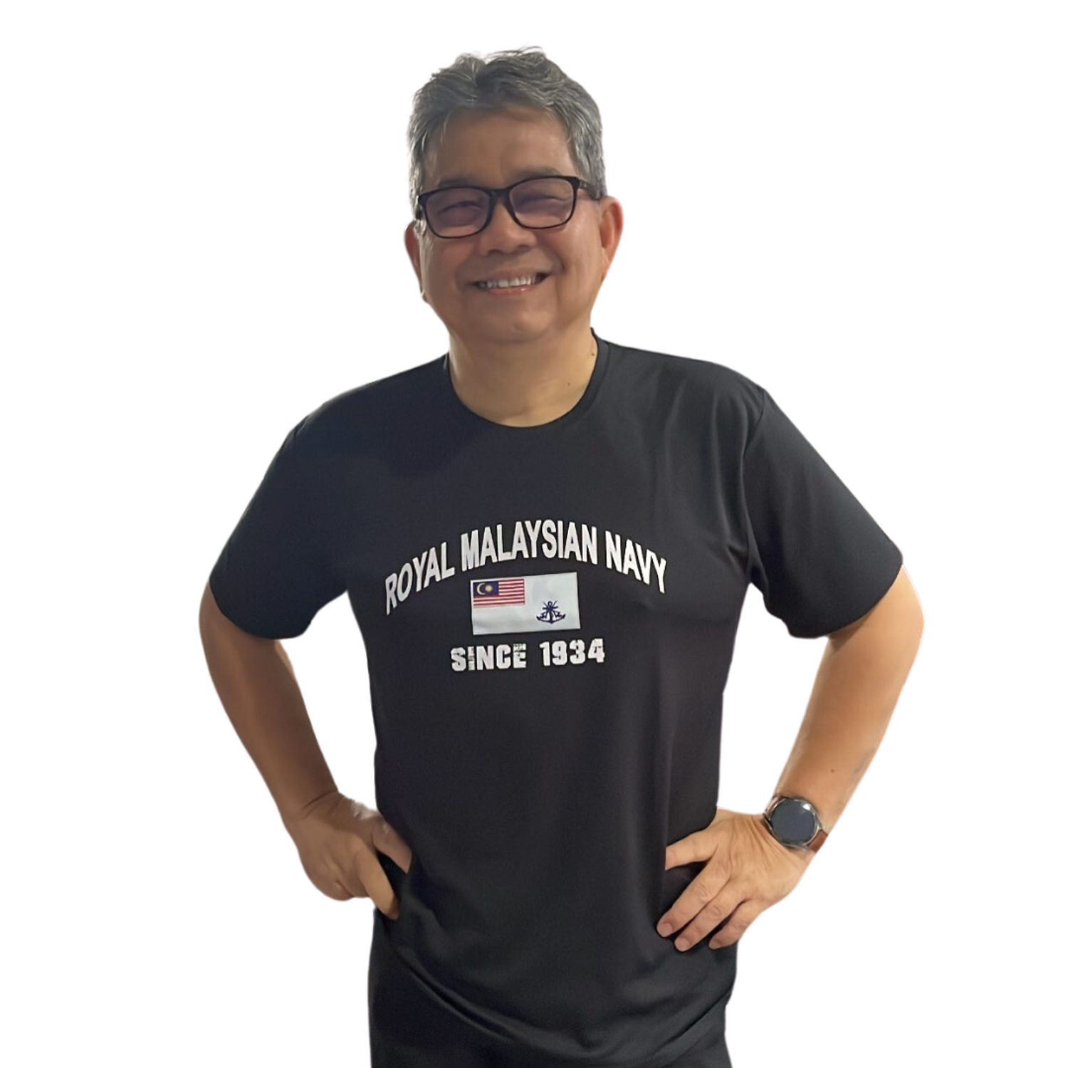 The Roslan Clan Enterprise | NAVY ROUND NECK SHIRT (ADULT)
