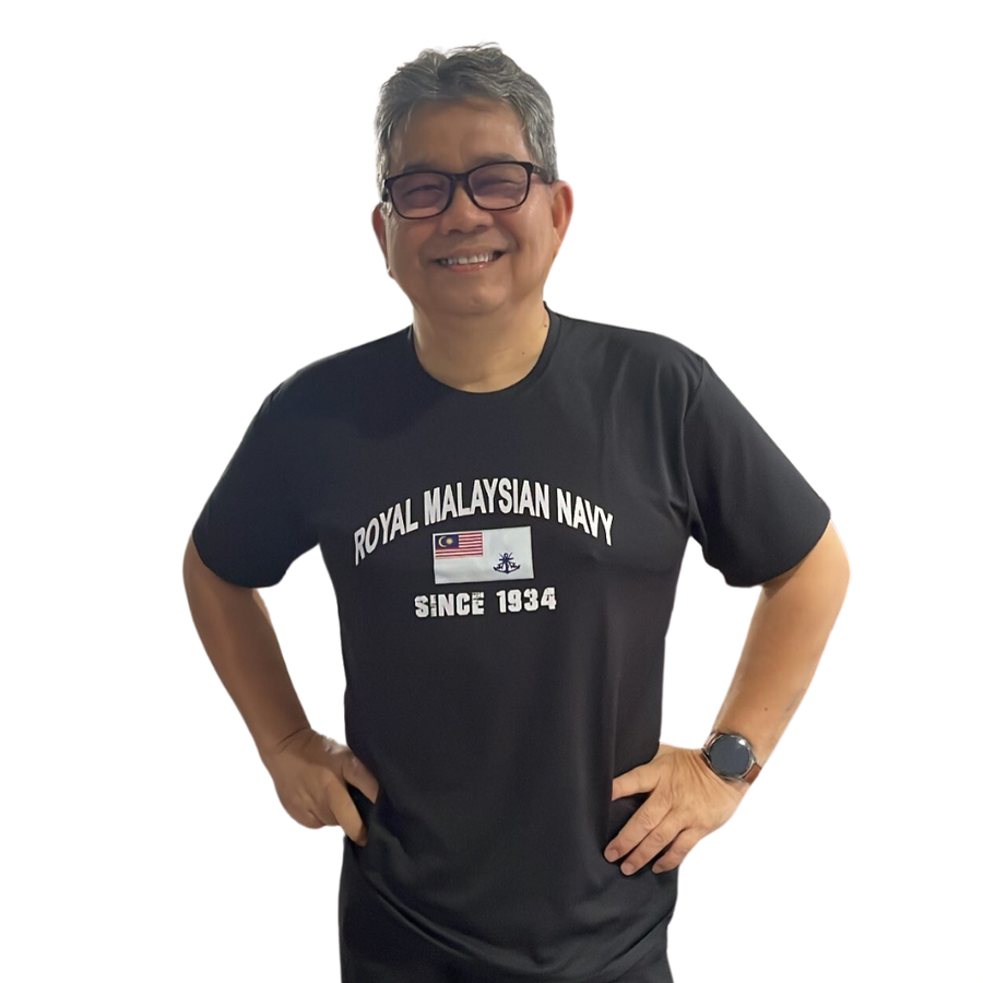 The Roslan Clan Enterprise | NAVY ROUND NECK SHIRT (ADULT)