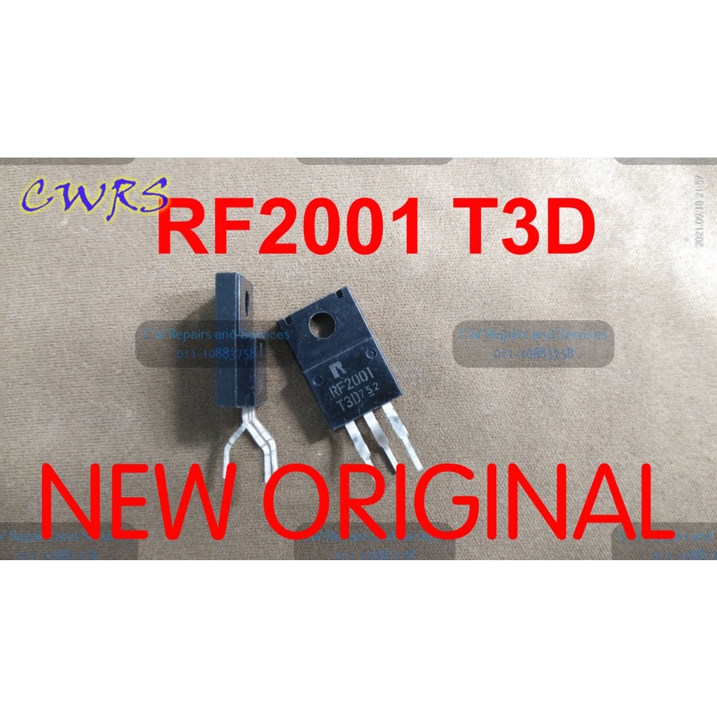 RF2001 T3D TO-220 Diode New Original – CW Repairs And Services