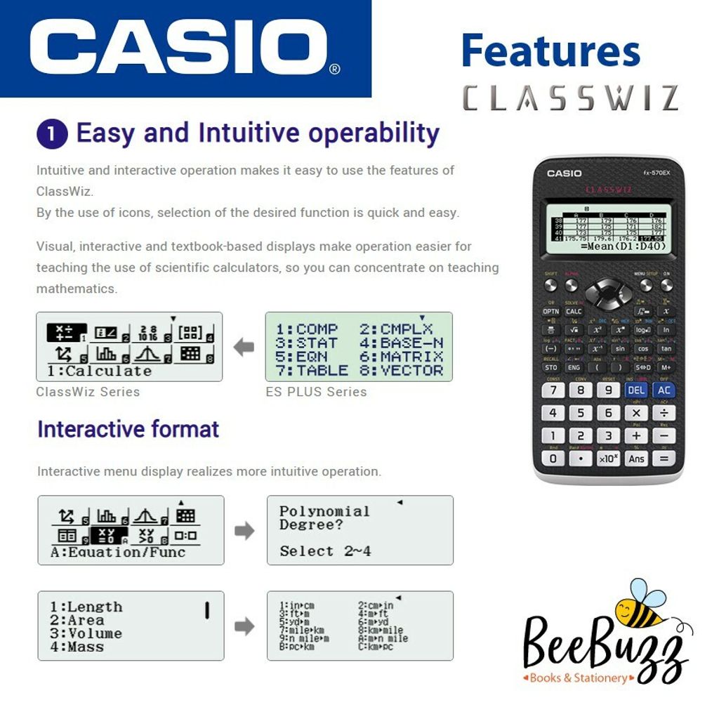 Casio classwiz fx-570ex