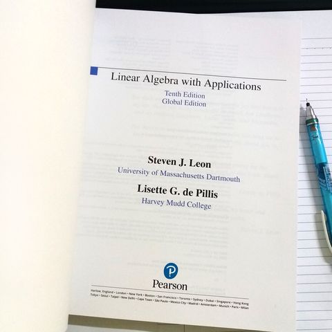 Linear Algebra with Applications, Global Edition 10th edition by Leon ...